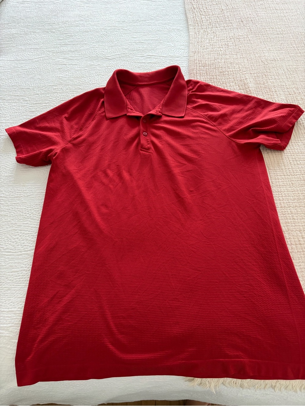 lululemon athletica Red Men's Performance Polo